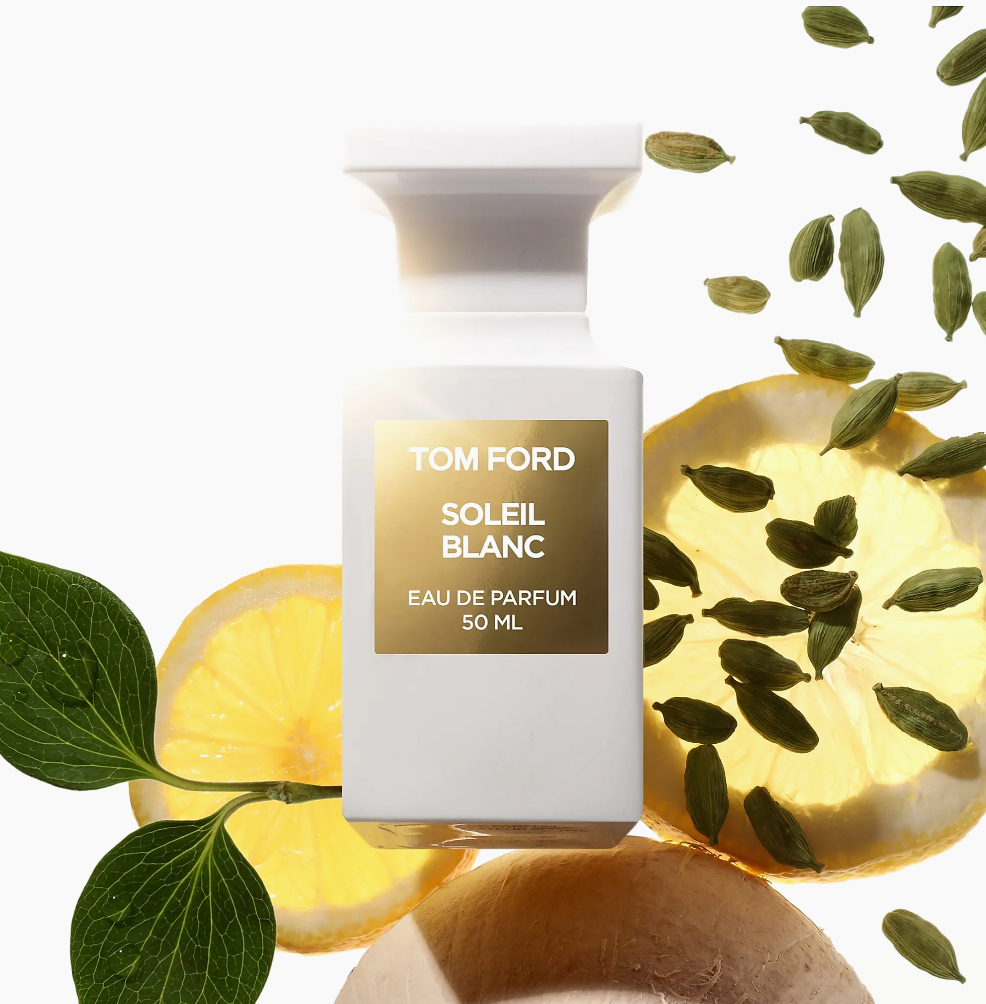 Eau de Soleil Blanc by Tom Ford – Spicy Floral Unisex Eau de Parfum 100ML
